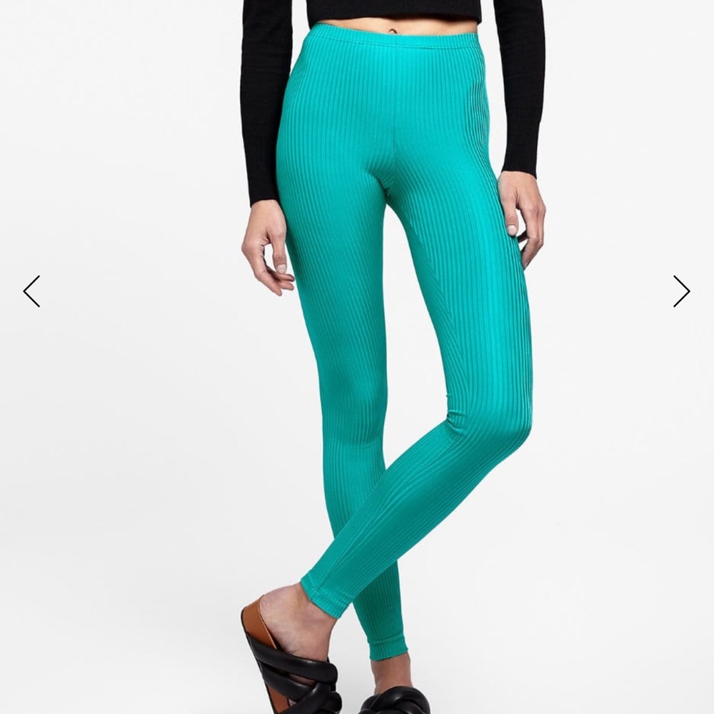 NWT Pattes de Velours Ribbed Leggings Size Small